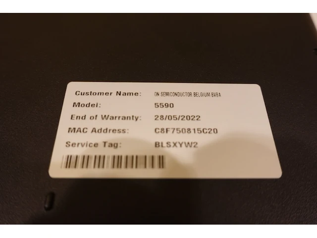 Dell latitude 5590 laptop - afbeelding 6 van  6