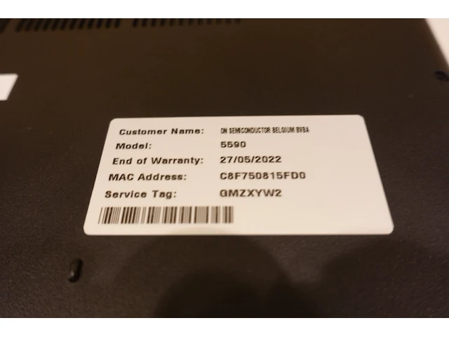 Dell latitude 5590 laptop - afbeelding 6 van  6