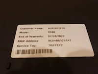 Dell latitude 5590 laptop - afbeelding 6 van  6