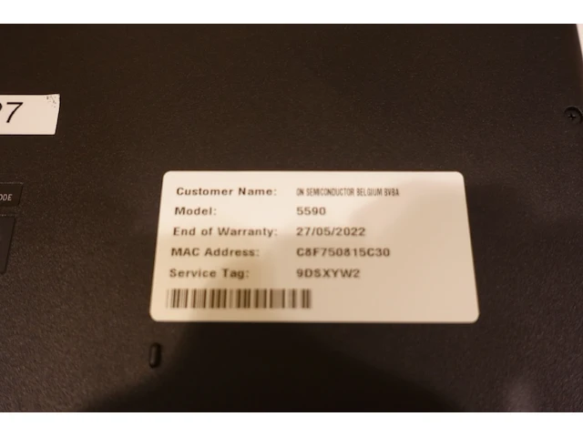 Dell latitude 5590 laptop - afbeelding 6 van  6