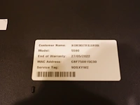 Dell latitude 5590 laptop - afbeelding 6 van  6