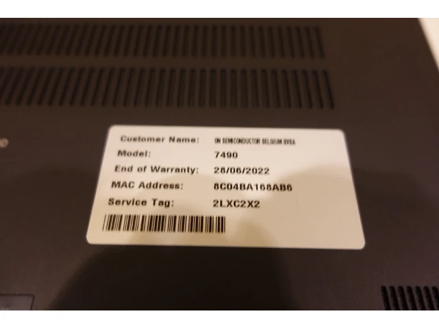 Dell latitude 7490 laptop - afbeelding 6 van  6