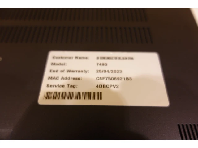 Dell latitude 7490 laptop - afbeelding 6 van  6