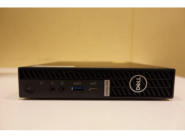 Dell optiplex 7000 mff pc + dell 24" monitor + muis/toetsenboard - afbeelding 2 van  3