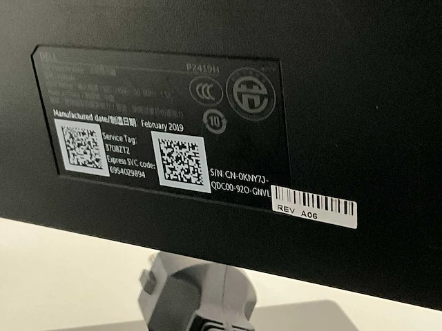Dell p2419h monitor - afbeelding 4 van  5