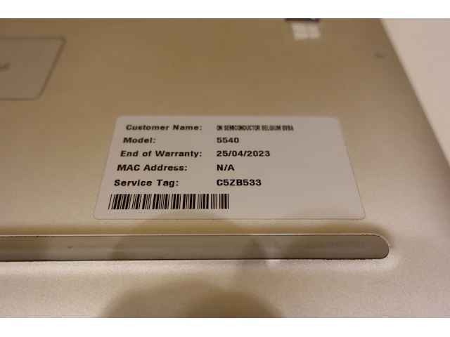 Dell precision 5540 laptop - afbeelding 6 van  6