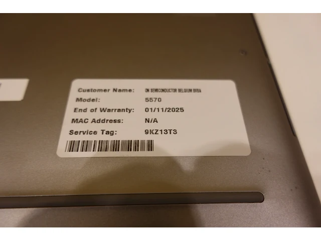 Dell precision 5570 laptop - afbeelding 6 van  6
