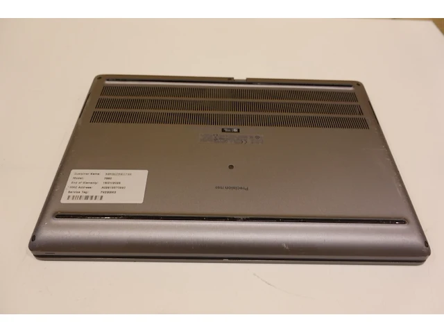 Dell precision 7560 laptop - afbeelding 6 van  7