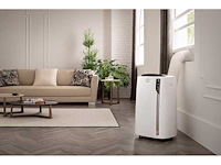 Delonghi 10700 btu/h monobloc mobiele airconditioner, 2700w 40 m2 64db - pinguino pac el98 wit - afbeelding 2 van  6