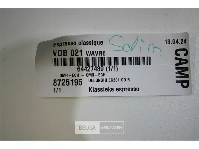 Delonghi ec201.cd.b klassieke espresso - afbeelding 4 van  5