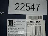 Delonghi ec201cd.b piston koffiemachine - afbeelding 2 van  2