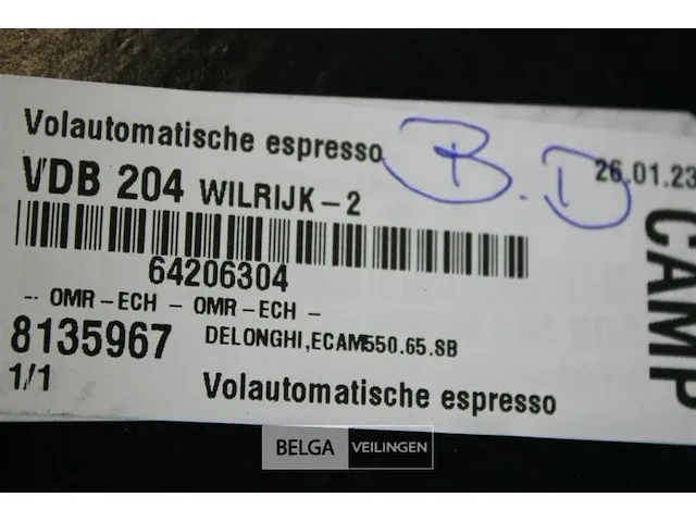 Delonghi ecam550.65.sb volautomatische espresso - afbeelding 6 van  6