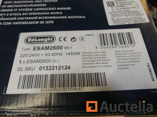 Delonghi esam2600 espressomachine (caffe venezia) - afbeelding 5 van  5