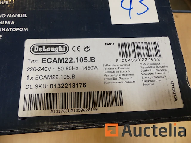 Delonghi magnifica espressomachine (ecam105b) - afbeelding 4 van  6