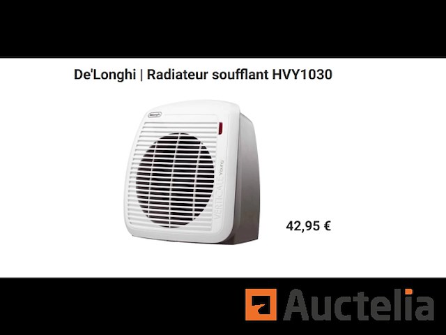 De'longhi ventilatorkachel hvy1030 - afbeelding 1 van  1