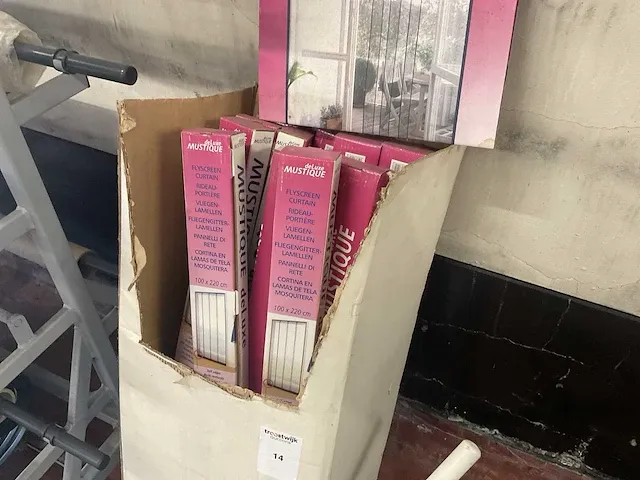 Deluxe mustique partij vliegengordijnen - afbeelding 3 van  3