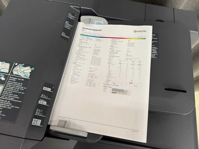 (demo-machine) kyocera taskalfa 2551ci - multifunctionele laserprinter - afbeelding 10 van  11