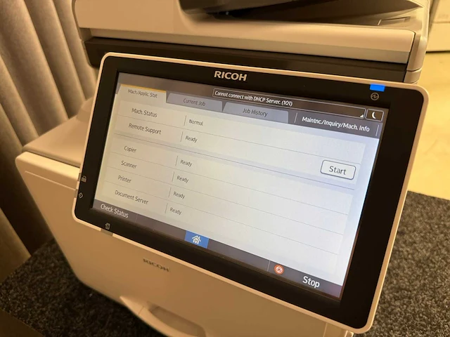 (demo machine) ricoh mp c307 - multifunctionele laserprinter - afbeelding 4 van  13