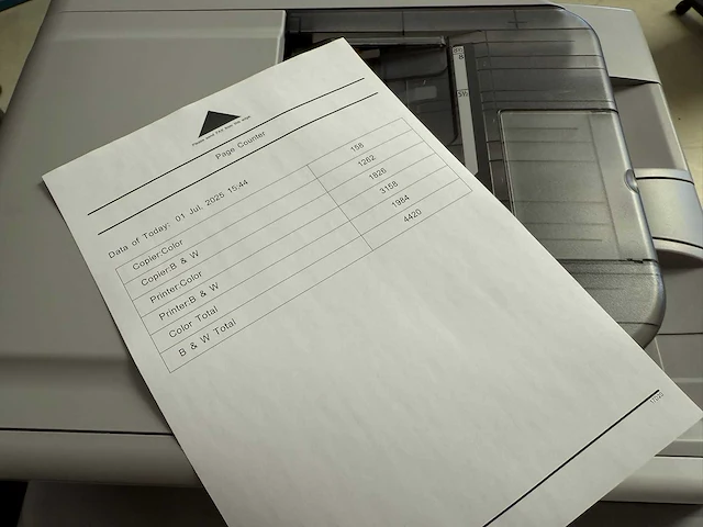 (demo machine) ricoh mp c307 - multifunctionele laserprinter - afbeelding 13 van  13