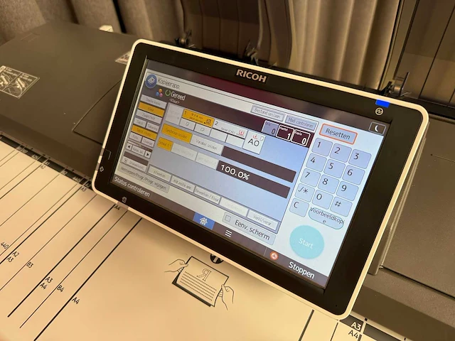 (demo-machine) ricoh mp cw2201sp plotter + scanner - afbeelding 4 van  14