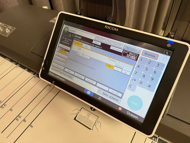 (demo-machine) ricoh mp cw2201sp plotter + scanner - afbeelding 5 van  14