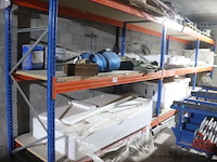 Demontabele palletenstelling best uit 4 staanders en 18 leggers - afbeelding 1 van  2