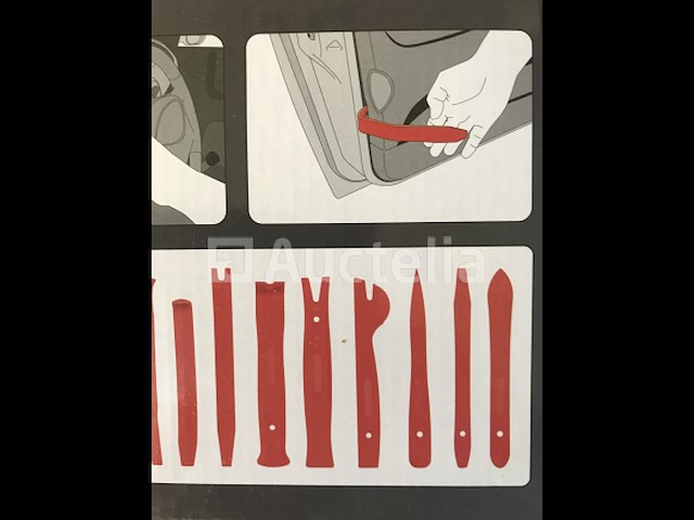 Demontage set voor binnenkant bekleding auto stahlkaiser 11-delig - afbeelding 2 van  4