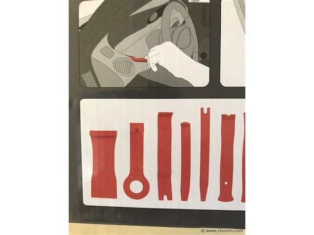 Demontageset voor binnenkant bekleding auto - afbeelding 3 van  3