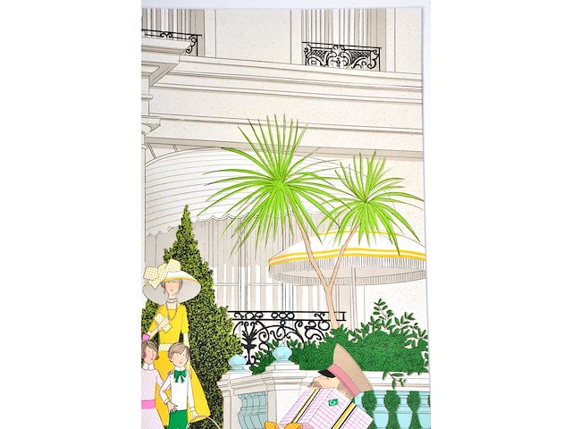 Denis-paul noyer - hôtel gonnet - cannes - litho - afbeelding 2 van  10