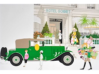 Denis-paul noyer - hôtel gonnet - cannes - litho - afbeelding 1 van  10