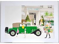 Denis-paul noyer - hôtel gonnet - cannes - litho - afbeelding 3 van  10