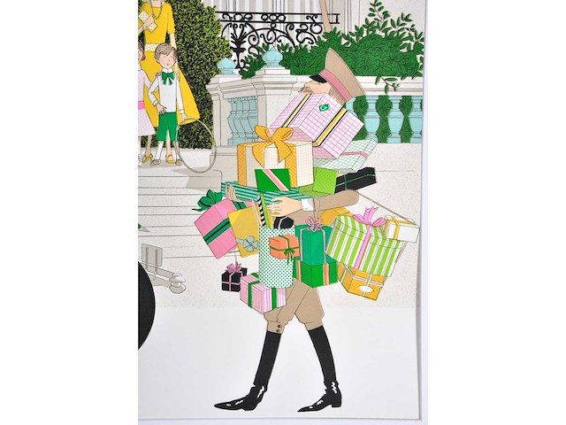 Denis-paul noyer - hôtel gonnet - cannes - litho - afbeelding 6 van  10