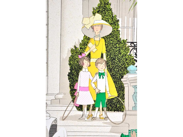 Denis-paul noyer - hôtel gonnet - cannes - litho - afbeelding 7 van  10