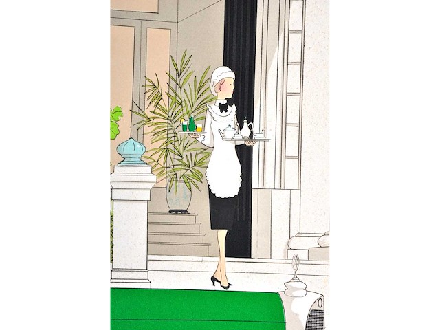 Denis-paul noyer - hôtel gonnet - cannes - litho - afbeelding 8 van  10