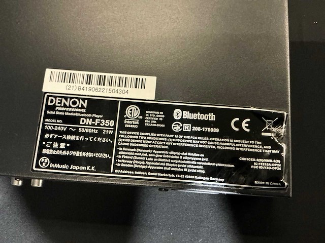 Denon dn-350 multiplayer - afbeelding 6 van  6