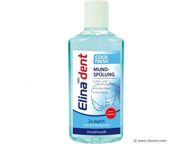 Dentale mondspoeling elina 250ml 24 stuks - afbeelding 1 van  1