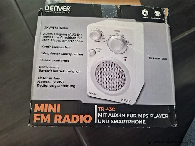 Denver mini fm radio - afbeelding 2 van  2