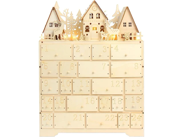 Derayee led-adventskalender - afbeelding 1 van  3