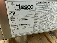 Desco feg73mmo 6-pit gasfornuis - afbeelding 3 van  11