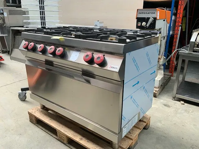 Desco feg73mmo 6-pit gasfornuis - afbeelding 4 van  11
