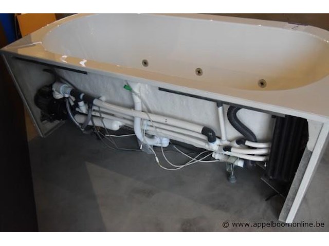 Design bubblebad essential hybrid wall 180x80 - afbeelding 2 van  3