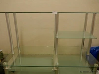Design bureel in glas en mat glas - afbeelding 2 van  3