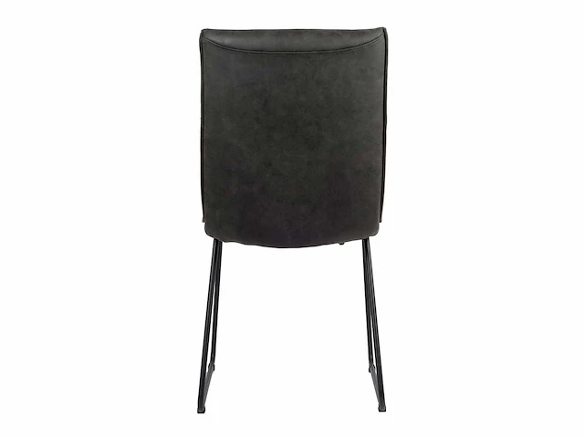 Design chair antraciet microvezel (6x) - afbeelding 4 van  4