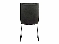 Design chair antraciet microvezel (6x) - afbeelding 4 van  4