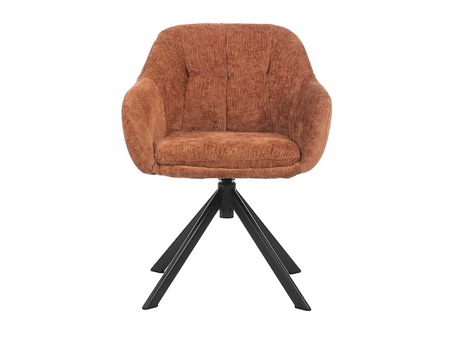 Design chair tan stof (6x) - afbeelding 1 van  4