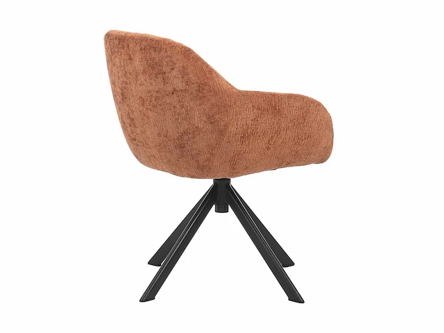 Design chair tan stof (6x) - afbeelding 4 van  4