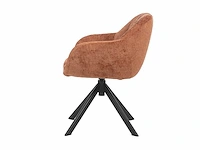 Design chair tan stof (6x) - afbeelding 3 van  5