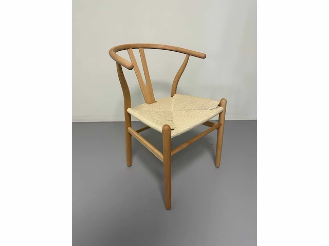 Design dining chairs naturel hout (6x) - afbeelding 5 van  6