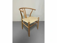Design dining chairs naturel hout (6x) - afbeelding 5 van  6