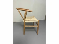 Design dining chairs naturel hout (6x) - afbeelding 6 van  6